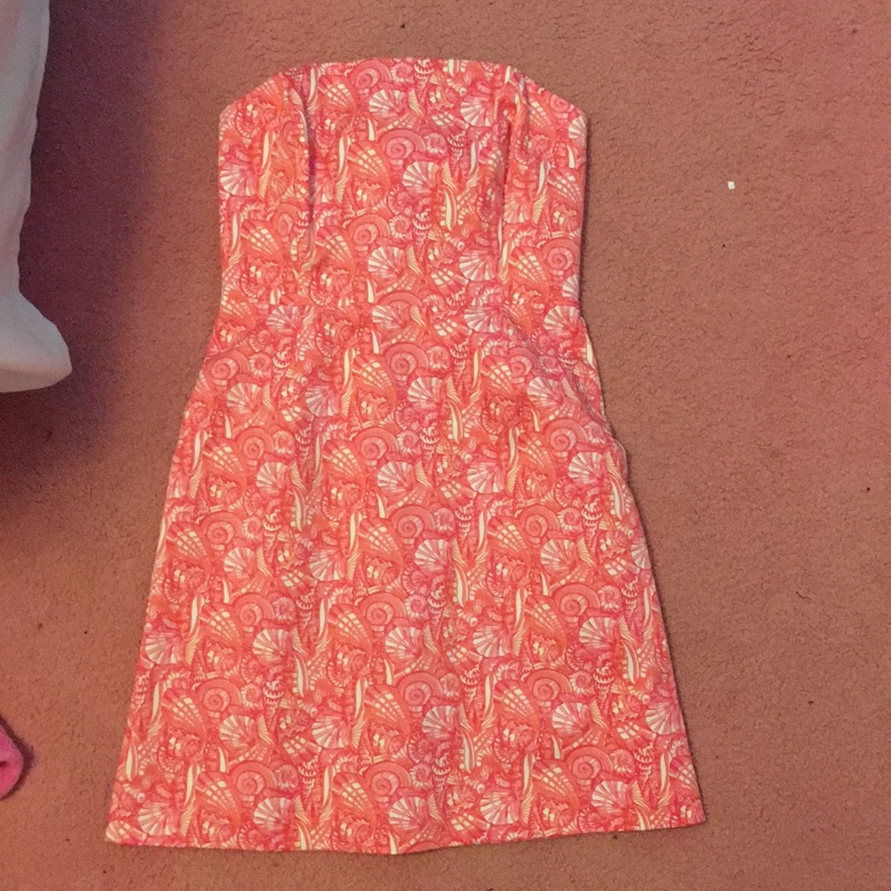 vineyard vines strapless dress